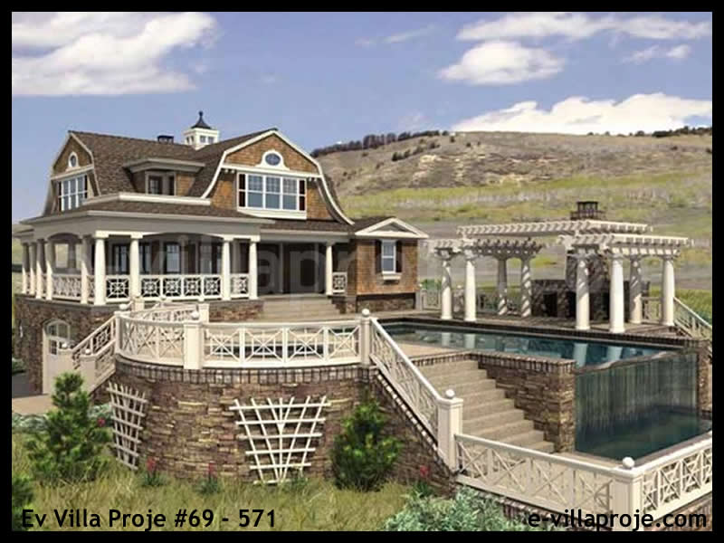 KCE-69.571 285 m² Kıbrıs hafif çelik ev mimari görselleştirmesi