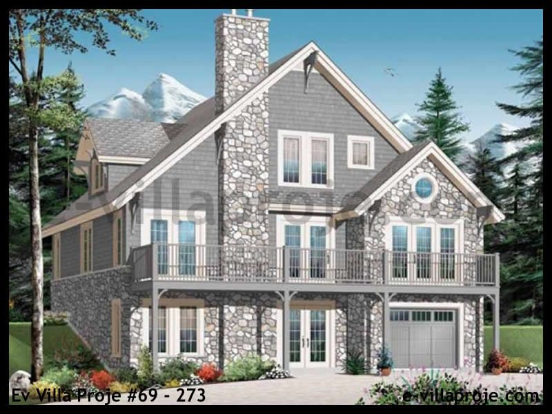 KCE-69.273 285 m² hafif çelik ev mimari görselleştirmesi
