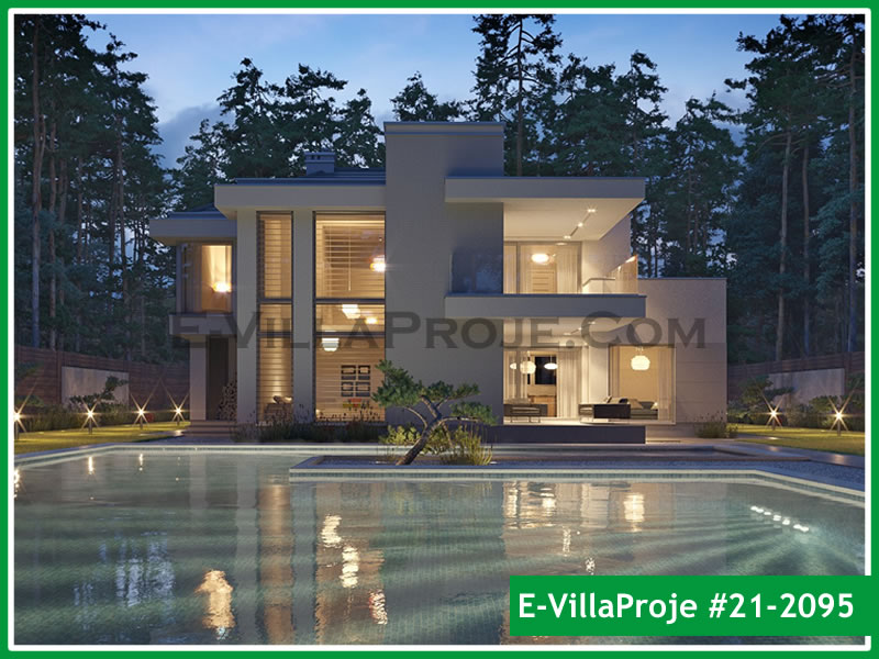 KCE-21.2095 287 m² hafif çelik ev mimari görselleştirmesi