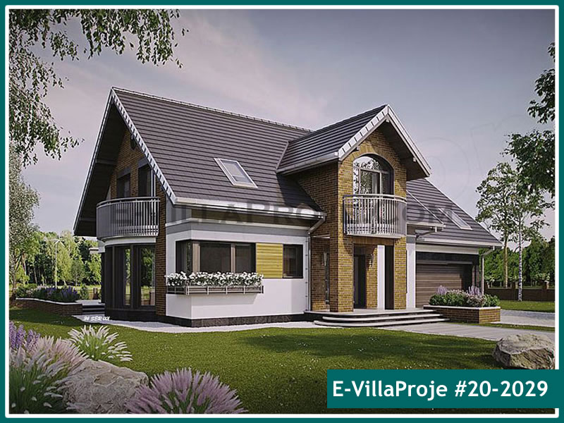 KCE-20.2029 290 m² hafif çelik ev mimari görselleştirmesi