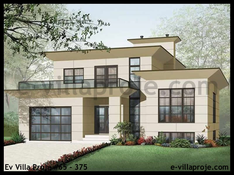 KCE-65.375 290 m² hafif çelik ev mimari görselleştirmesi