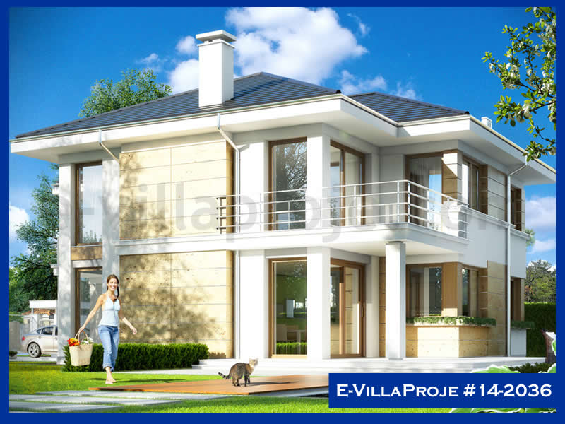 KCE-14.2036 295 m² hafif çelik ev mimari görselleştirmesi