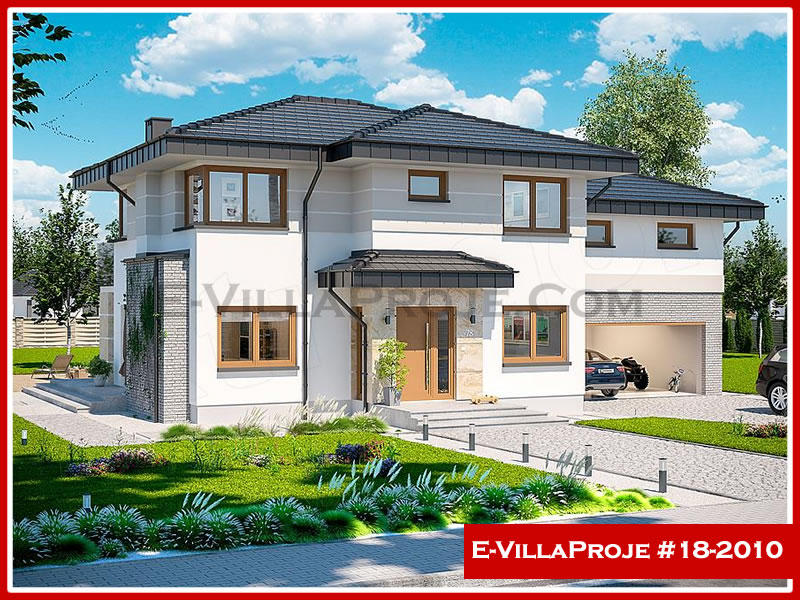 KCE-18.2010 297 m² hafif çelik ev mimari görselleştirmesi