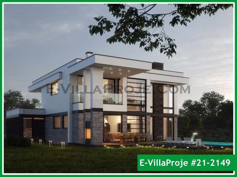 KCE-21.2149 298 m² hafif çelik ev mimari görselleştirmesi