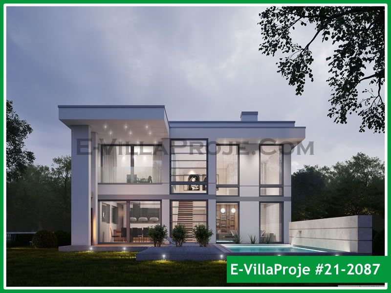 KCE-21.2087 300 m² hafif çelik ev mimari görselleştirmesi