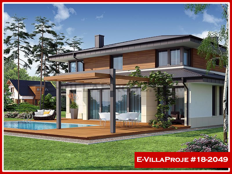 KCE-18.2049 306 m² hafif çelik ev mimari görselleştirmesi