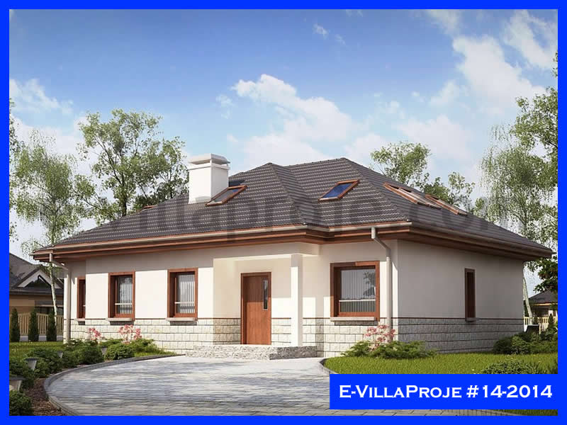 KCE-6070 309 m² hafif çelik ev mimari görselleştirmesi
