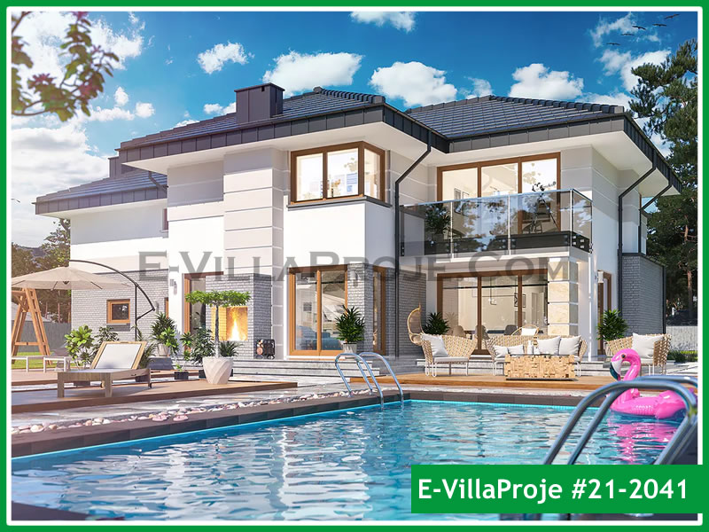 KCE-21.2041 314 m² hafif çelik ev mimari görselleştirmesi