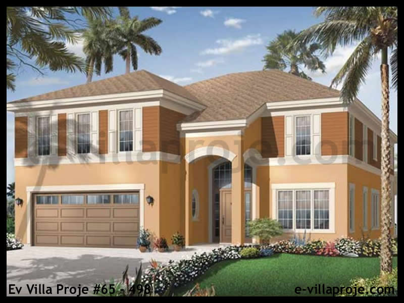 KCE-65.498 316 m² hafif çelik ev mimari görselleştirmesi