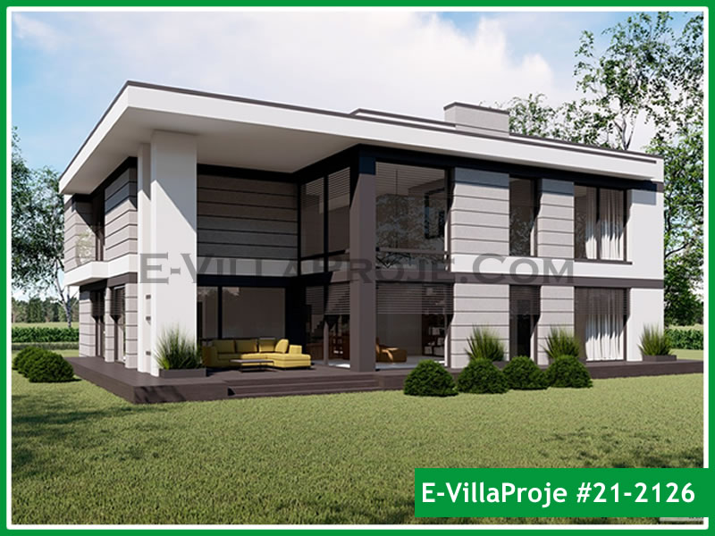 KCE-21.2126 319 m² hafif çelik ev mimari görselleştirmesi