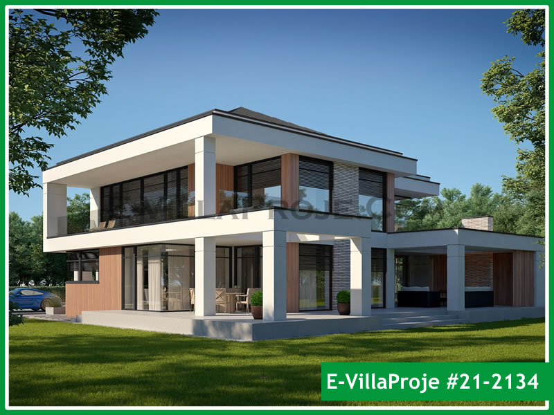 KCE-21.2134 322 m² hafif çelik ev mimari görselleştirmesi