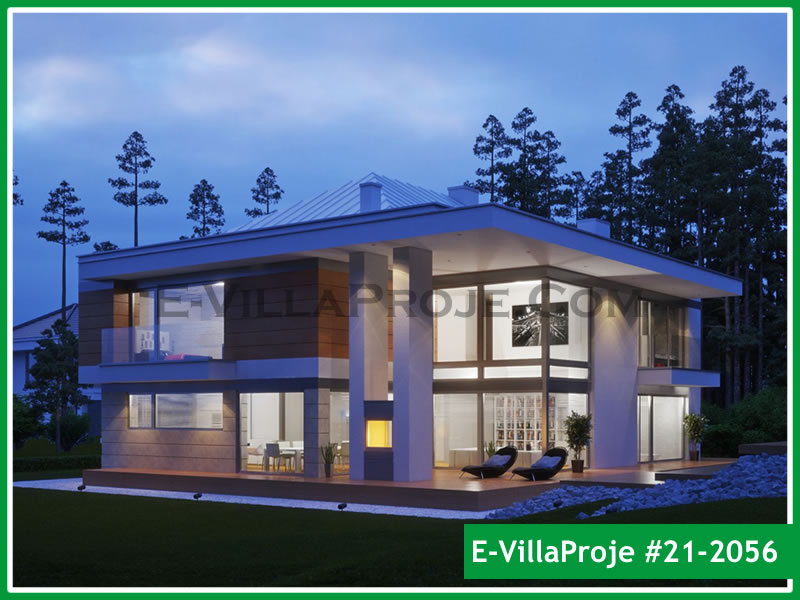 KCE-21.2056 348 m² hafif çelik ev mimari görselleştirmesi