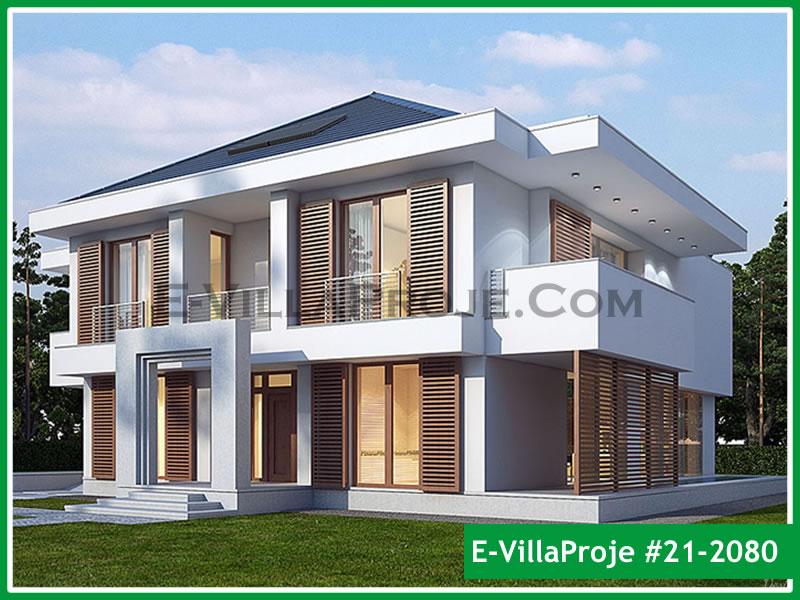 KCE-21.2080 371 m² hafif çelik ev mimari görselleştirmesi