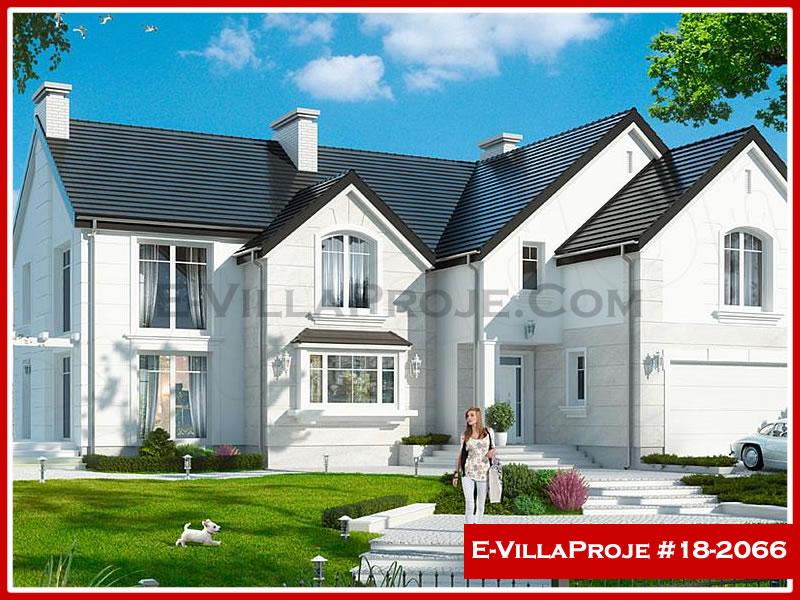 KCE-18.2066 383 m² hafif çelik ev mimari görselleştirmesi