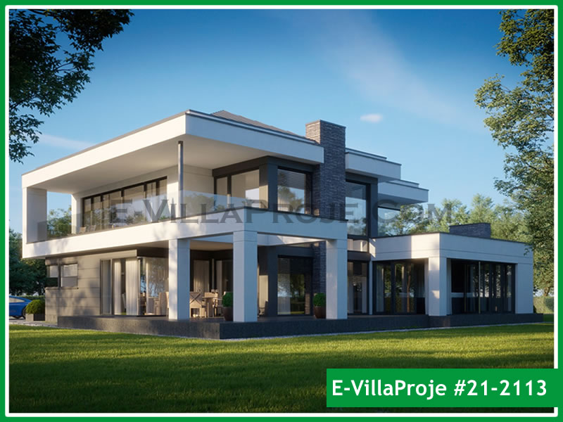 KCE-21.2113 385 m² hafif çelik ev mimari görselleştirmesi