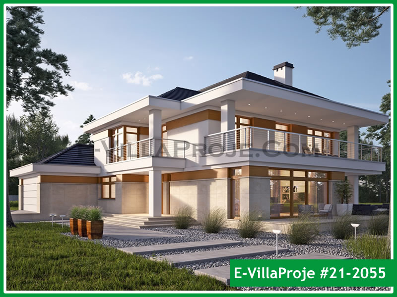 KCE-21.2055 403 m² hafif çelik ev mimari görselleştirmesi