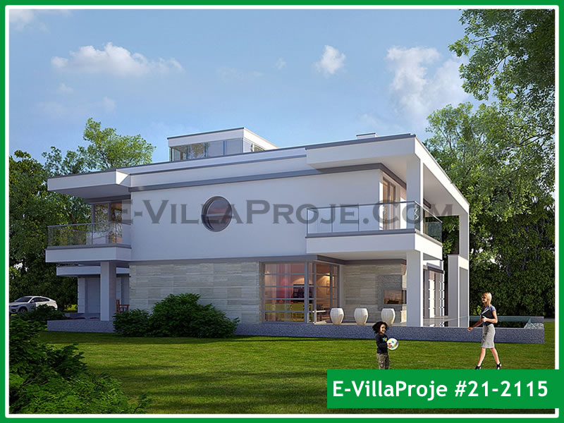 KCE-21.2115 473 m² Kıbrıs hafif çelik ev mimari görselleştirmesi