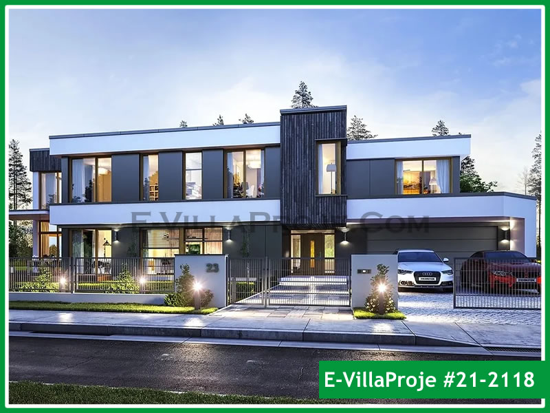 KCE-21.2118 480 m² Kıbrıs hafif çelik ev mimari görselleştirmesi