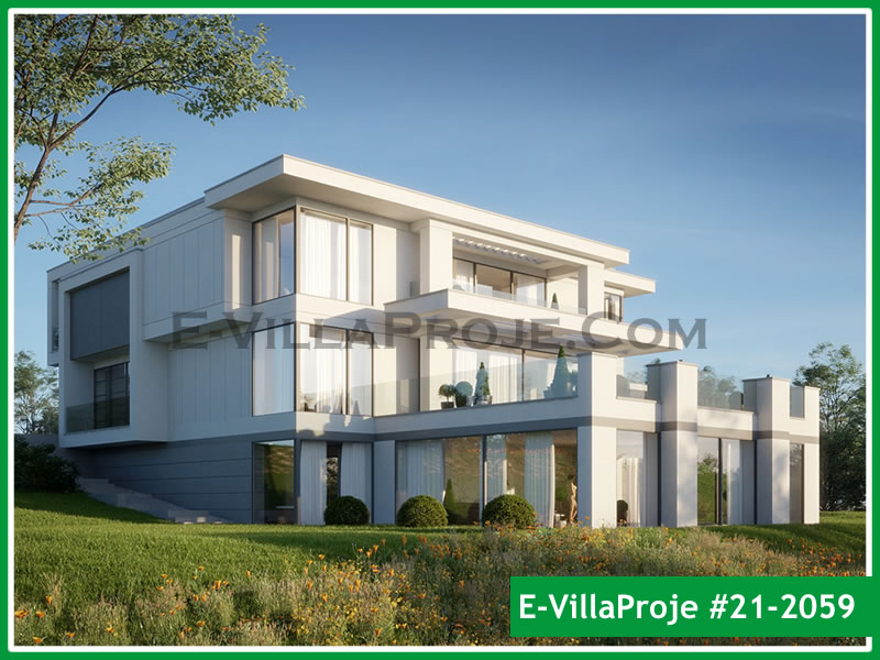 KCE-21.2059 494 m² hafif çelik ev mimari görselleştirmesi