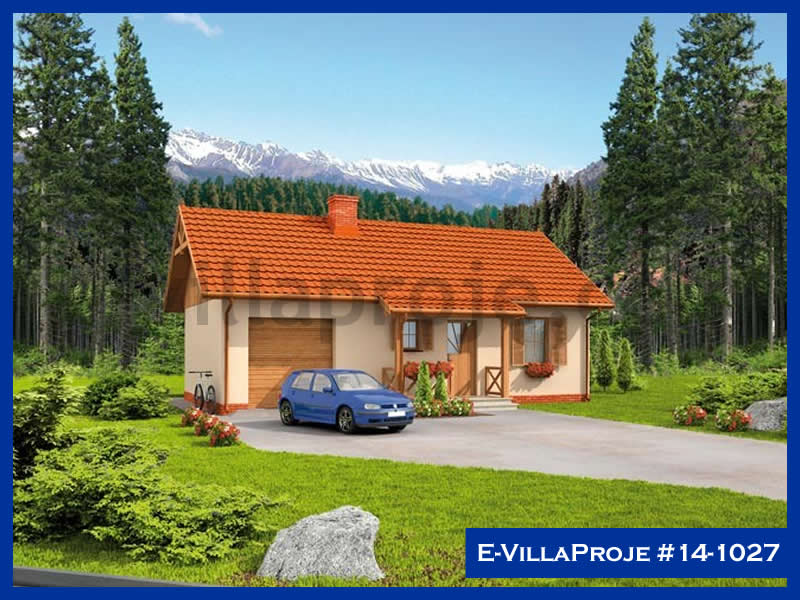 KCE-14.1027 57 m² hafif çelik ev mimari görselleştirmesi