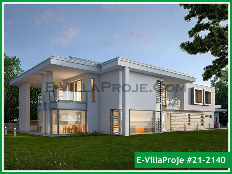 KCE-21.2140 632 m² hafif çelik ev mimari görselleştirmesi