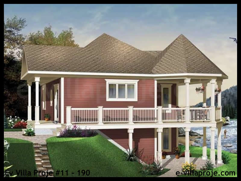 KCE-11.190 76 m² hafif çelik ev mimari görselleştirmesi