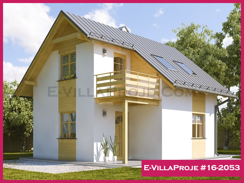 KCE-16.2053 77 m² hafif çelik ev mimari görselleştirmesi