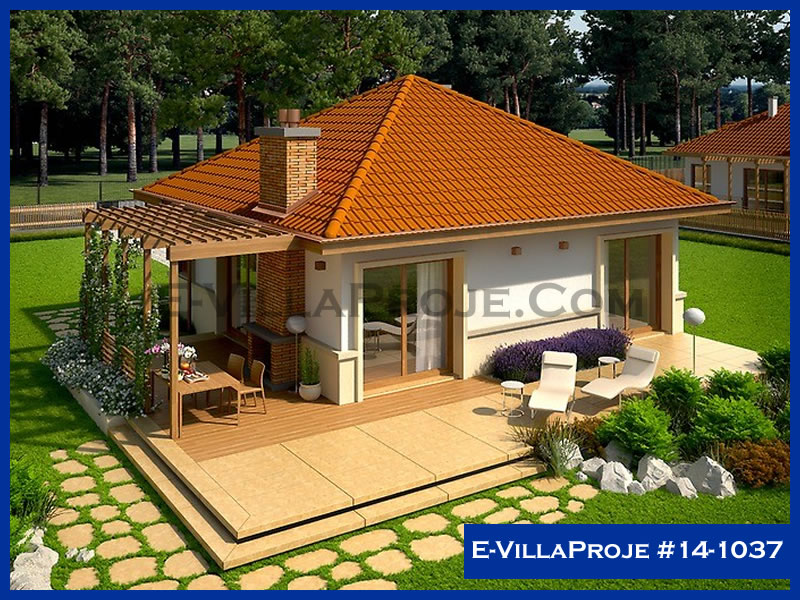 KCE-14.1037 85 m² Kıbrıs hafif çelik ev mimari görselleştirmesi