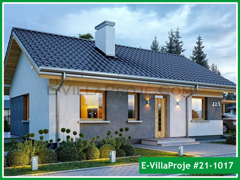 KCE-21.1017 88 m² Kıbrıs hafif çelik ev mimari görselleştirmesi