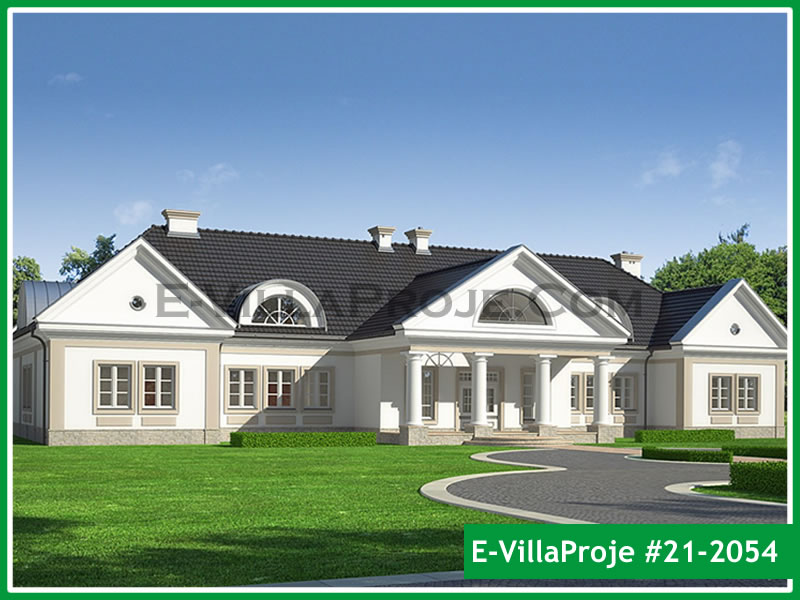KCE-21.2054 890 m² hafif çelik ev mimari görselleştirmesi