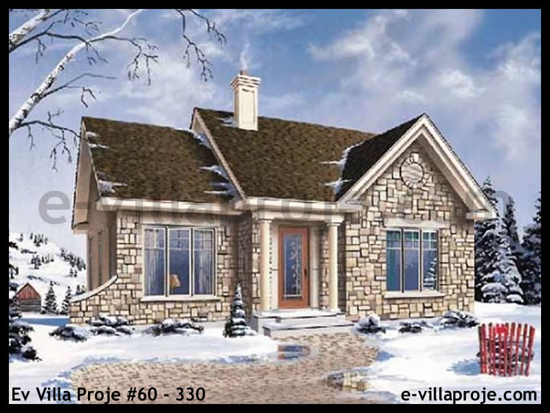 KCE-60.330 92 m² hafif çelik ev mimari görselleştirmesi