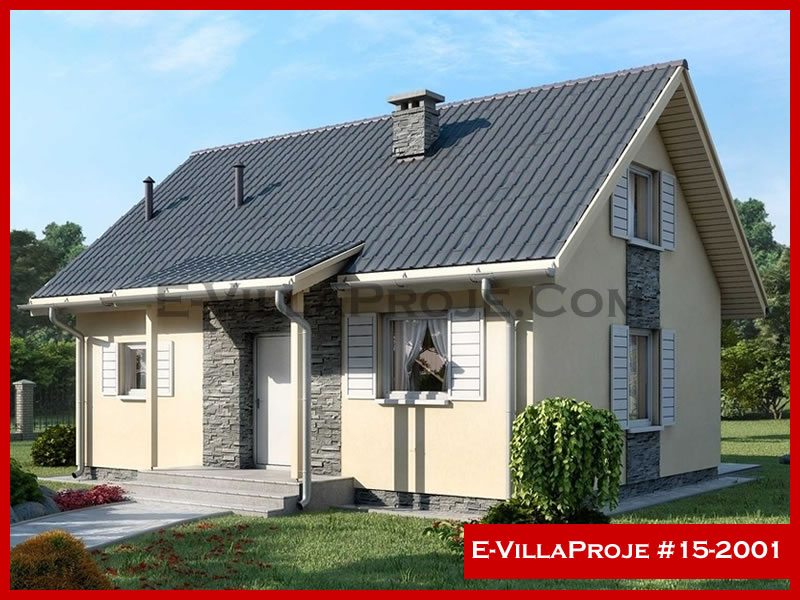 KCE-15.2001 93 m² hafif çelik ev mimari görselleştirmesi