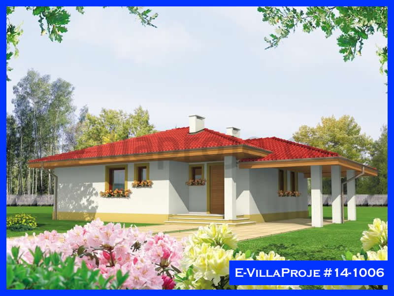 KCE-6003 94 m² hafif çelik ev mimari görselleştirmesi