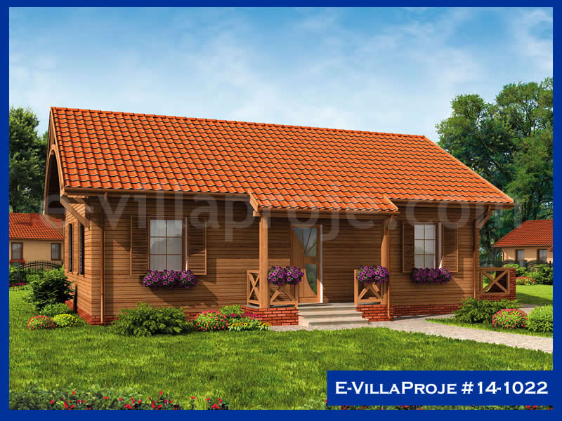 KCE-14.1022 96 m² hafif çelik ev mimari görselleştirmesi