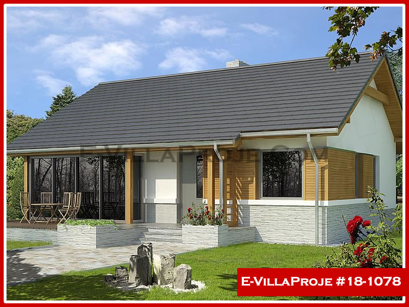 KCE-18.1078 99 m² hafif çelik ev mimari görselleştirmesi
